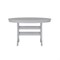 Flash Furniture Colonel Commercial Grade Indoor/Outdoor 48-in Rnd Recycled HDPE Adirondack Dining Table for 4, Gry LE-HMP-248-01-GRY-GG - alternate 9